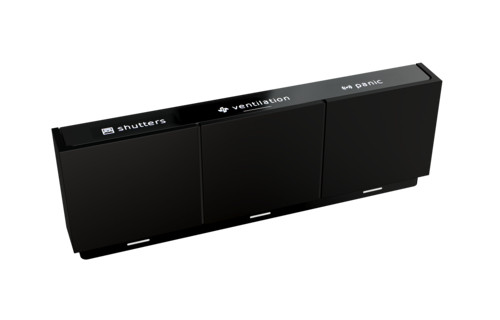 Niko Home Automation Sense3, alu black brushed