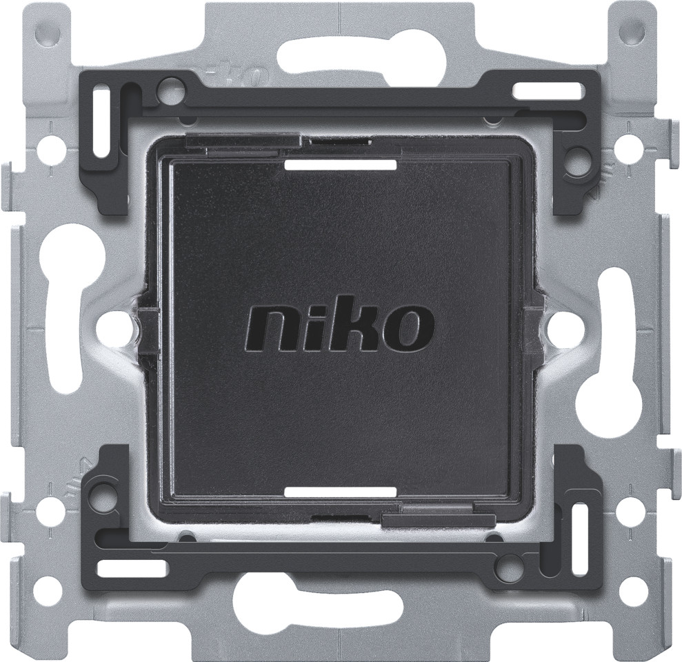 Niko Switches & Sockets Metalen Sokkel voor draadloze zigbee® schakelaar met batterij, 60 X 71