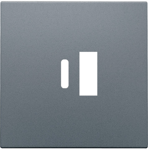Niko Pure centraalplaat usb grijs