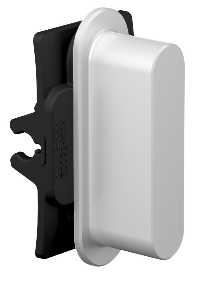 Niko Home Automation Rocker (1 onderdeel), home control, alu grey brushed