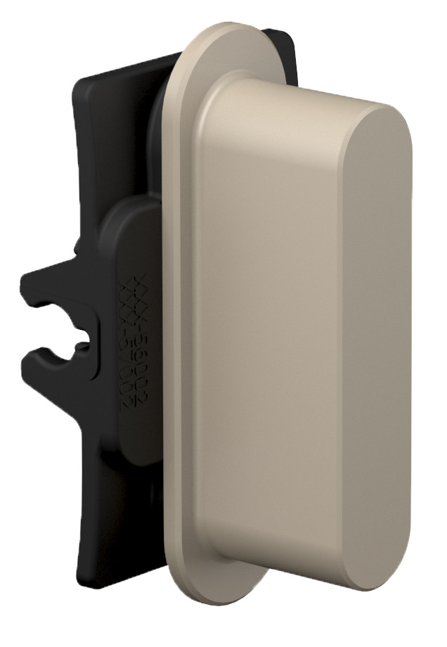 Niko Home Automation Rocker (1 onderdeel), home control, steel champagne coated