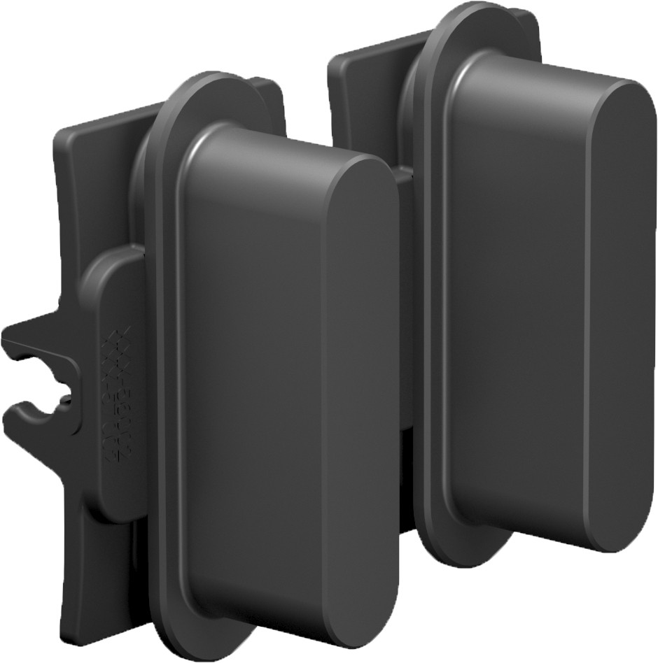 Niko Home Automation Rocker set (2 onderdelen), home control, alu black