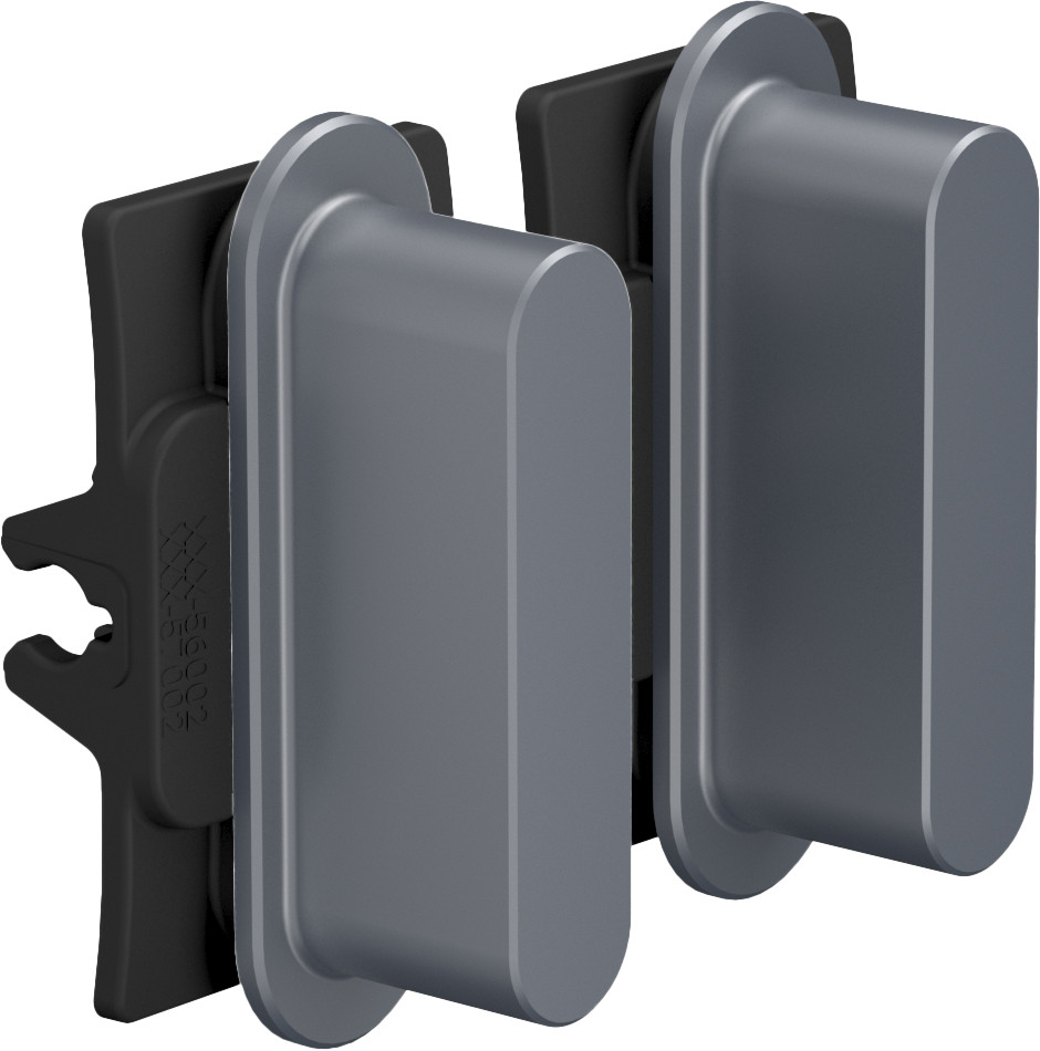 Niko Home Automation Rocker set (2 onderdelen), home control, alu blue grey