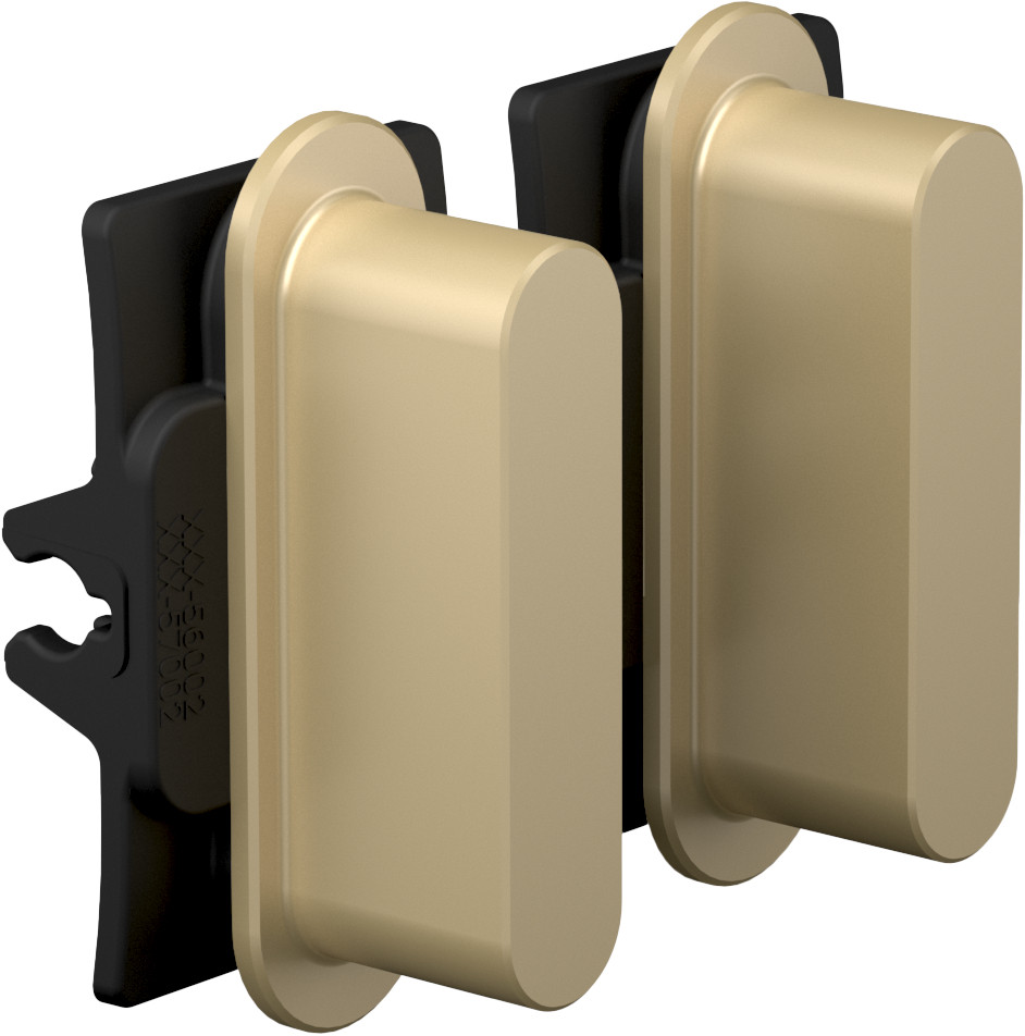 Niko Home Automation Rocker set (2 onderdelen), home control, alu gold