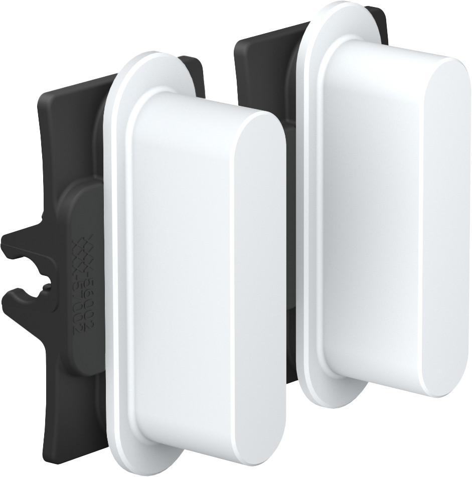 Niko Home Automation Rocker set (2 onderdelen), home control, steel white coated