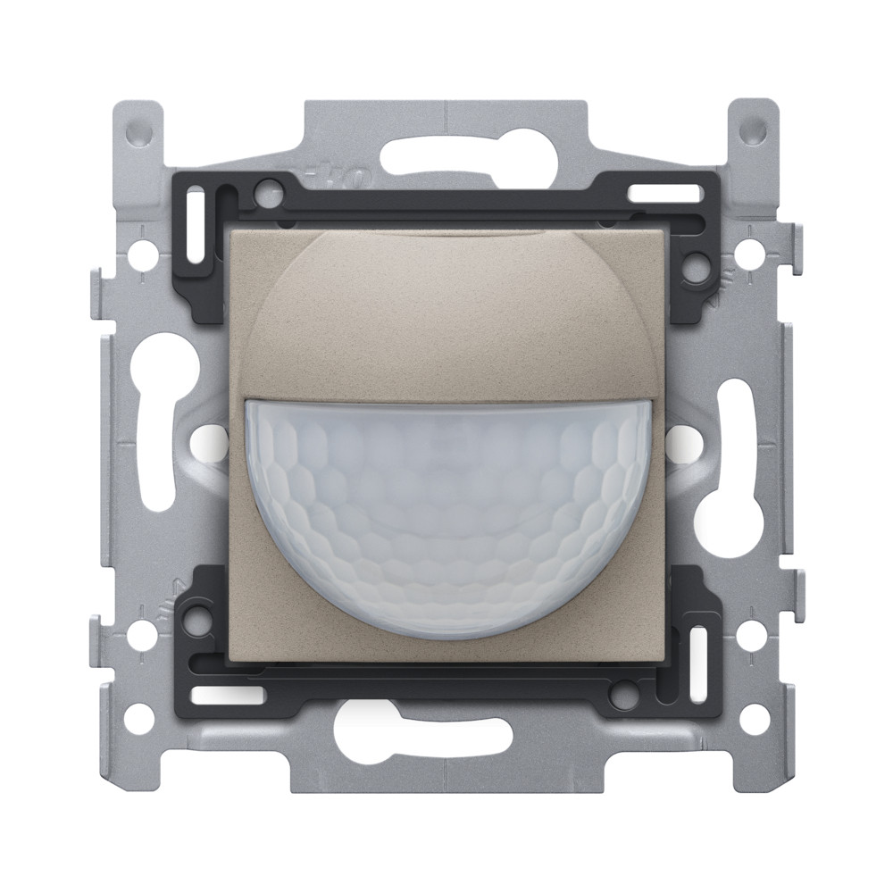 Niko Sensing Bewegingsmelder, 230 V, 8 M, 180°, wanddetector, voor inbouwdoos, clay