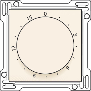 Niko Draaiknop timer crèmewit (elektrowit)