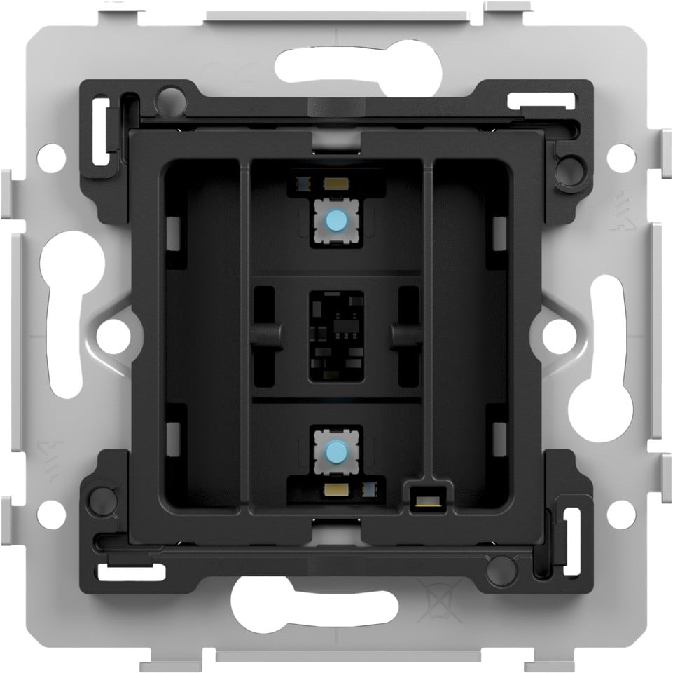 Niko Home Automation Sokkel Voor een tweevoudige drukknop, met leds en comfortsensoren, 71