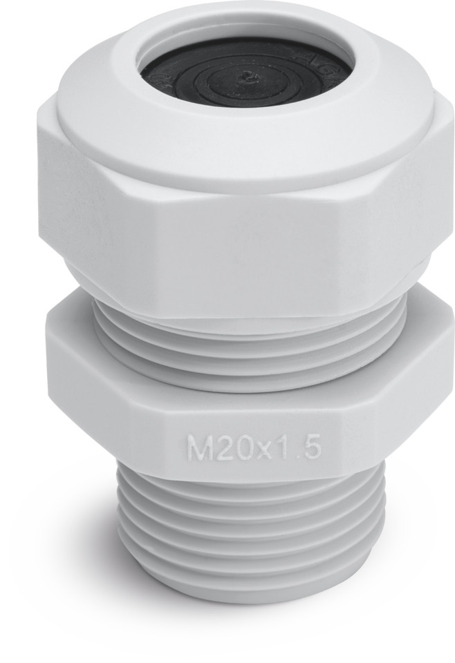 Niko — Spuitwaterdichte Meerlaagse M20-wartel, grijs