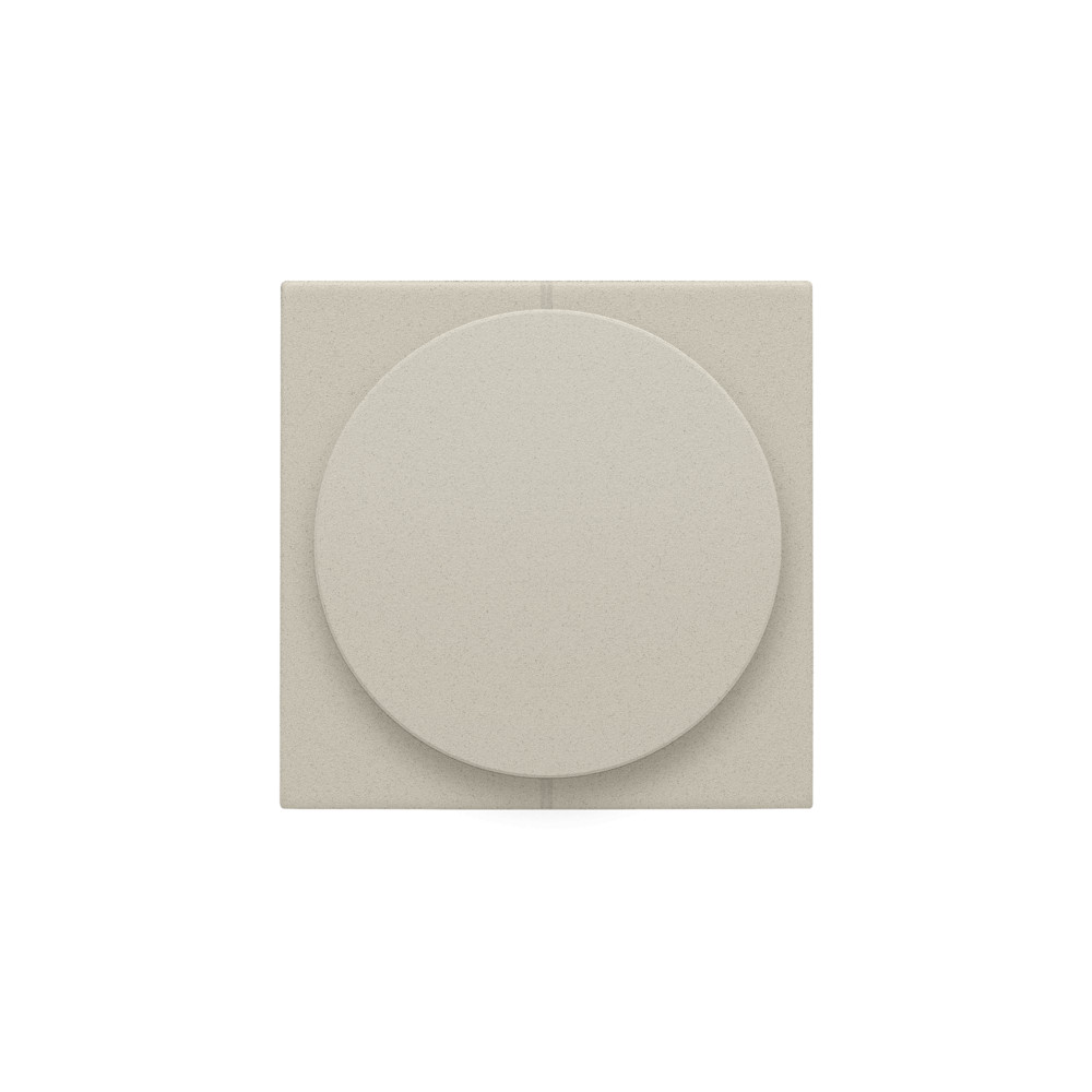 Niko Switches & Sockets Afwerkingsset 0-1-2 voor draaischakelaar voor motoren, sand textured