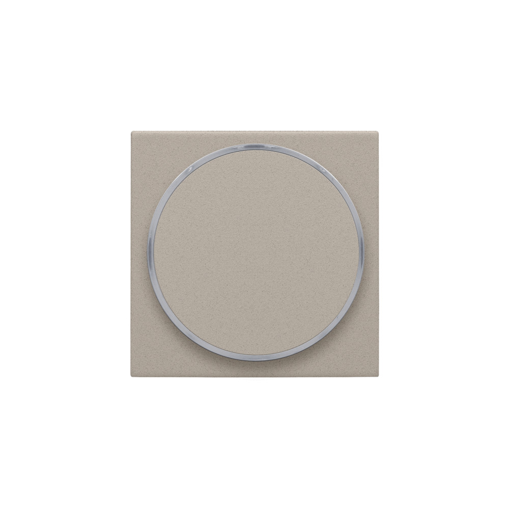 Niko Switches & Sockets Afwerkingsset Met doorschijnende ring zonder symbool voor drukknop 6 A