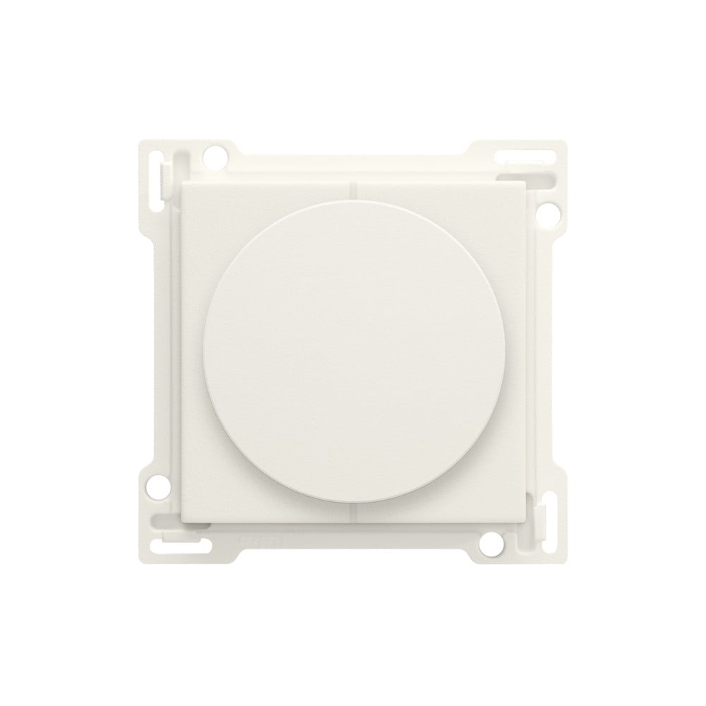 Niko Switches & Sockets Afwerkingsset Op/neer voor draaischakelaar, cotton white textured