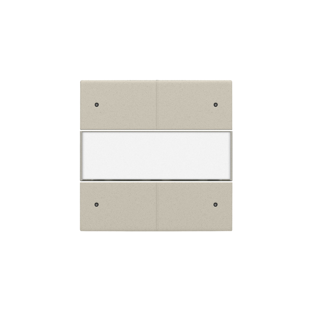 Niko Switches & Sockets Afwerkingsset Voor 4-voudige potentiaalvrije drukknop 24 V met led en