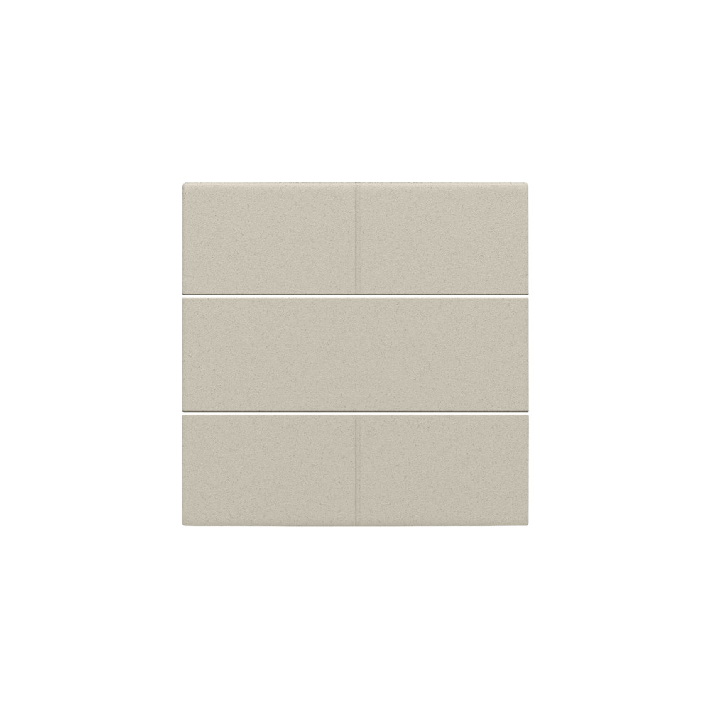 Niko Switches & Sockets Afwerkingsset Voor 4-voudige potentiaalvrije drukknop 24 V, sand textu