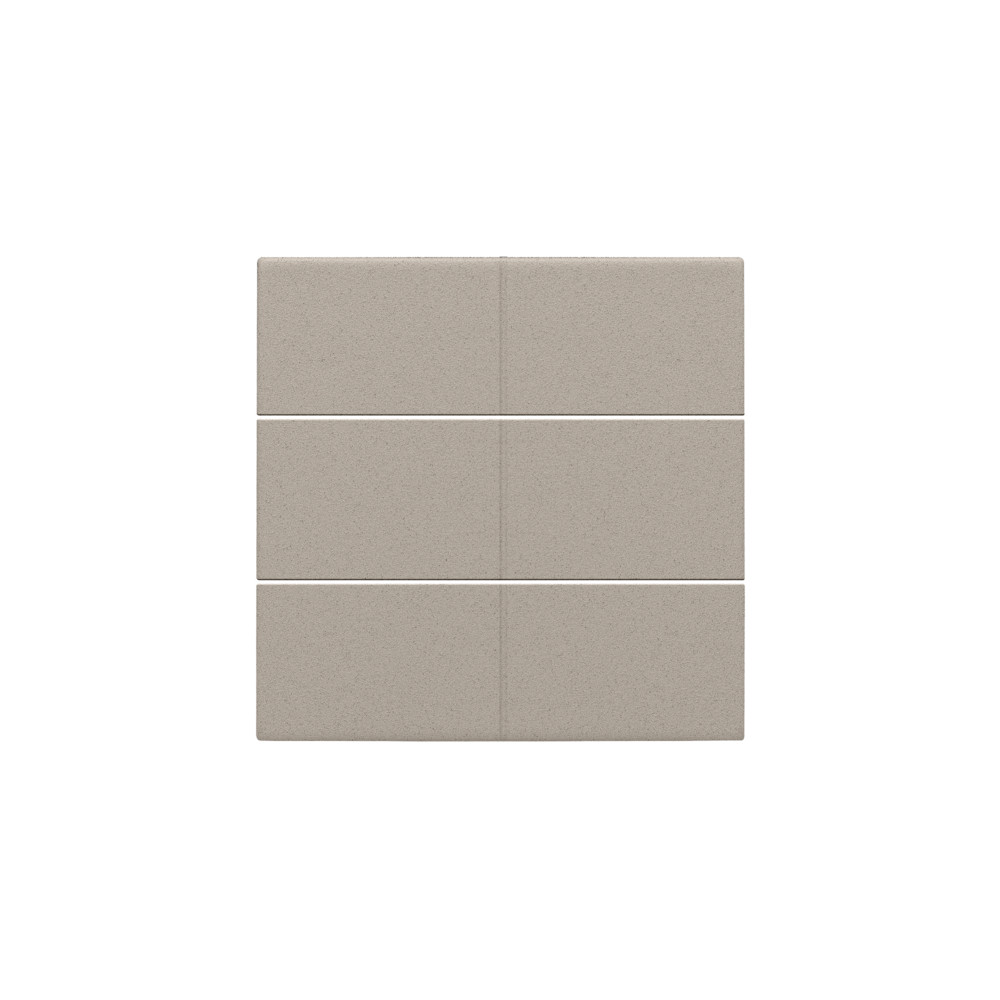 Niko Switches & Sockets Afwerkingsset Voor 6-voudige potentiaalvrije drukknop 24 V, claystone