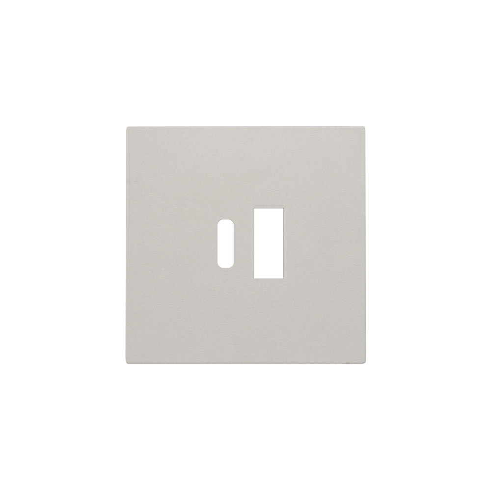 Niko Switches & Sockets Afwerkingsset Voor dubbele smart usb-A- en usb-C-lader, light grey
