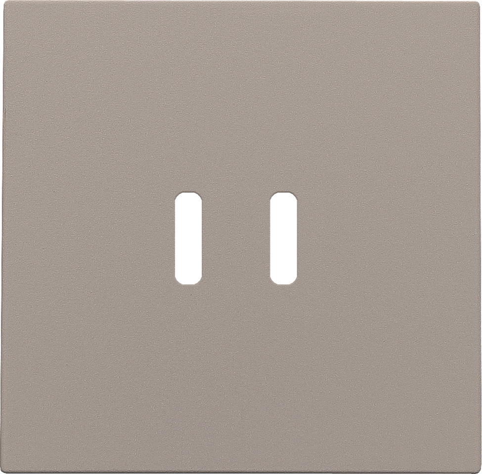 Niko Switches & Sockets Afwerkingsset Voor dubbele smart usb-C-lader, bronze coated