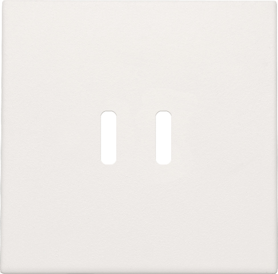 Niko Switches & Sockets Afwerkingsset Voor dubbele smart usb-C-lader, white