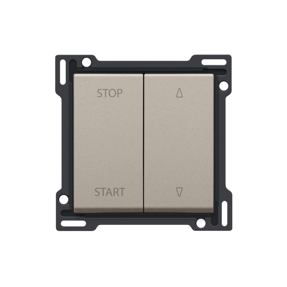 Niko Switches & Sockets Afwerkingsset Voor elektrisch gescheiden rolluikschakelaar, claystone