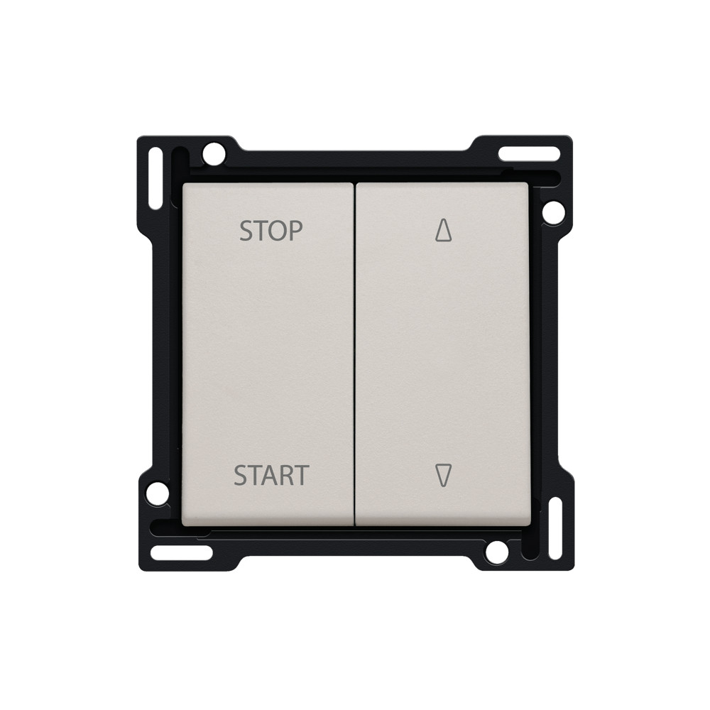 Niko Switches & Sockets Afwerkingsset Voor elektrisch gescheiden rolluikschakelaar, light grey