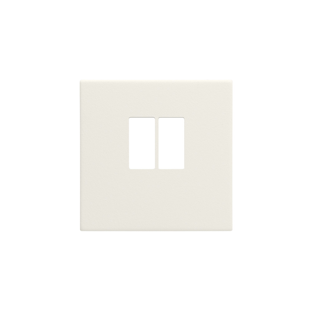 Niko Switches & Sockets Afwerkingsset Voor enkelvoudige luidsprekeraansluiting, cotton white T