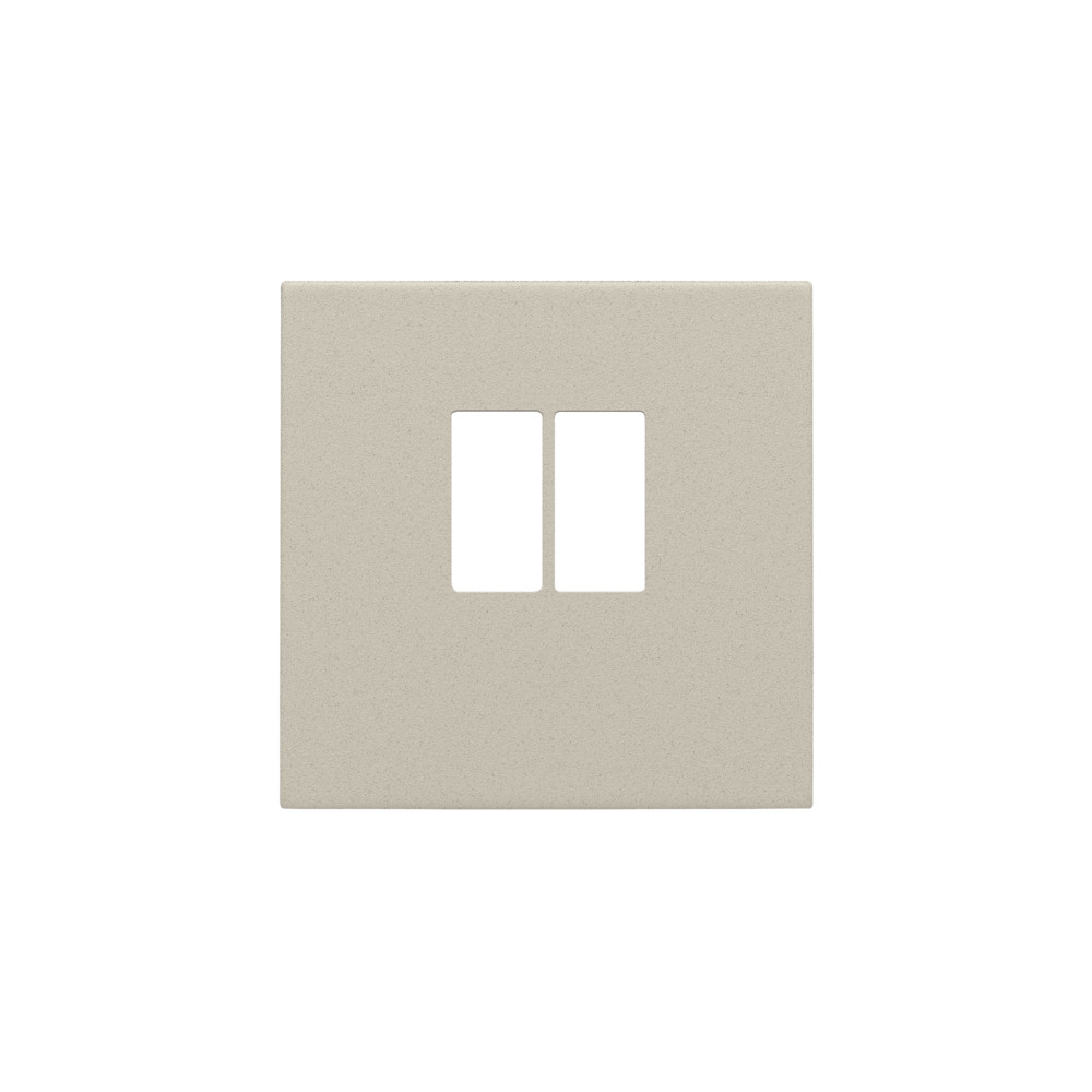 Niko Switches & Sockets Afwerkingsset Voor enkelvoudige luidsprekeraansluiting, sand textured