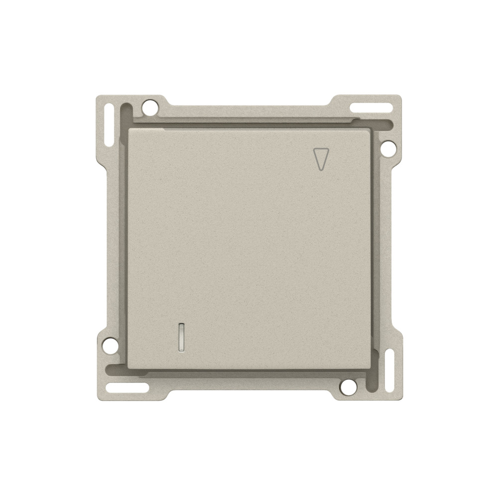 Niko Switches & Sockets Afwerkingsset Voor hotelkaartschakelaar, sand textured
