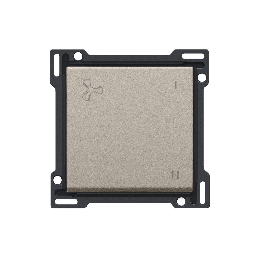 Niko Switches & Sockets Afwerkingsset Voor mechanisch gecontroleerde ventilatiebediening, clay