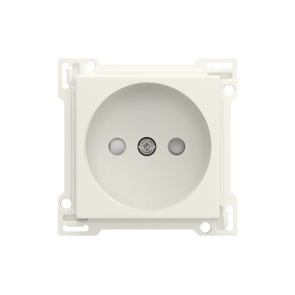 Niko Switches & Sockets Afwerkingsset Voor stopcontact zonder aarding met beschermingsafsluite