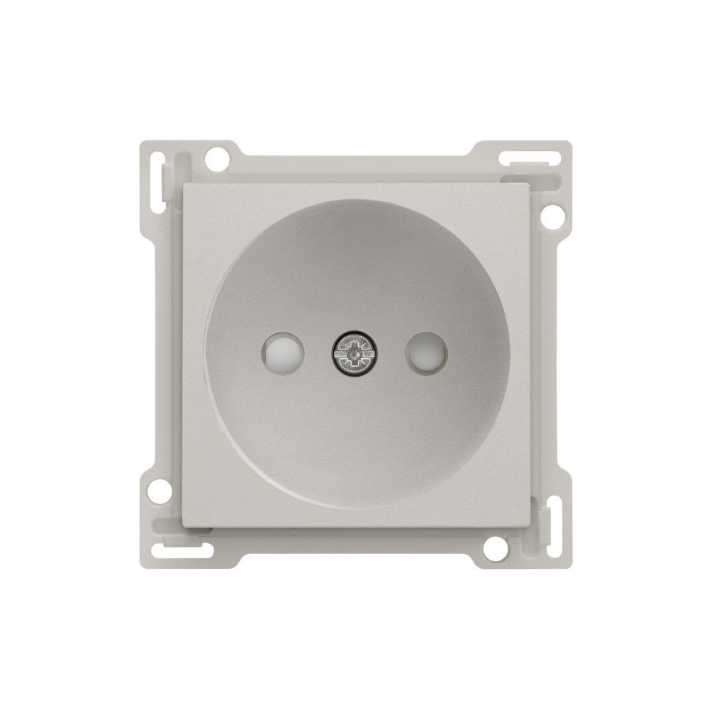 Niko Switches & Sockets Afwerkingsset Voor stopcontact zonder aarding met beschermingsafsluite