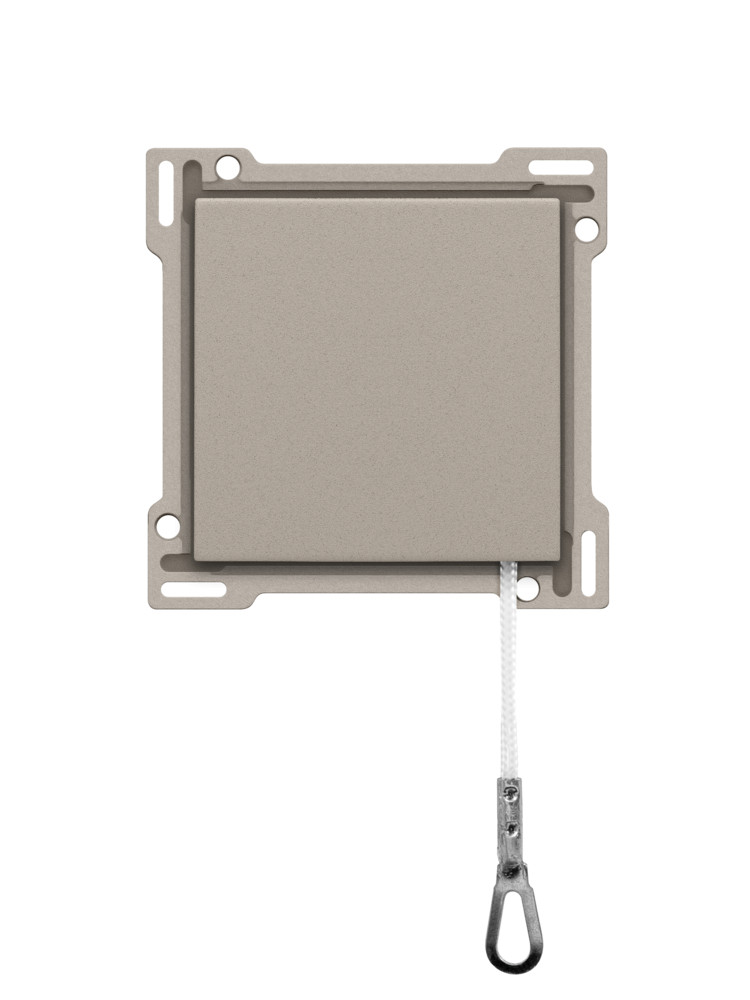 Niko Switches & Sockets Afwerkingsset Voor trekdrukknop, claystone textured