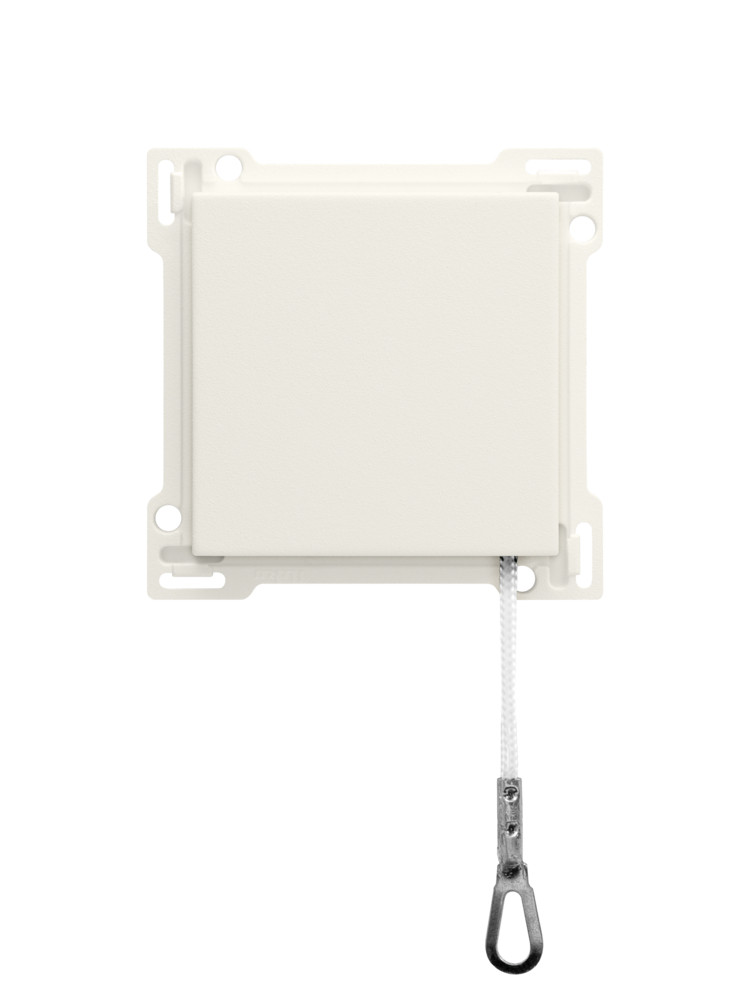 Niko Switches & Sockets Afwerkingsset Voor trekdrukknop, cotton white textured