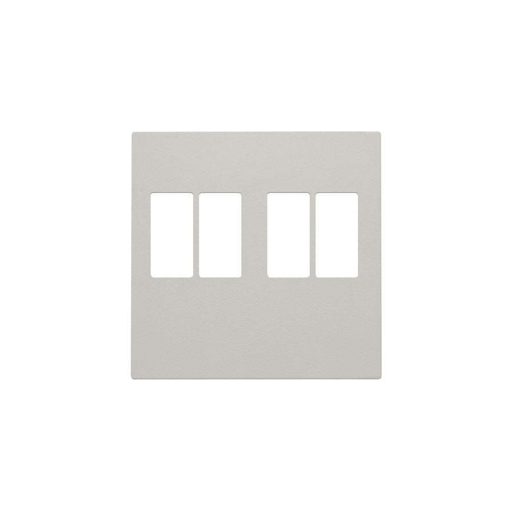 Niko Switches & Sockets Afwerkingsset Voor tweevoudige luidsprekeraansluiting, light grey