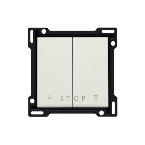Niko Switches & Sockets Afwerkingsset Voor tweevoudige rolluikdrukknop voor elektronische stur