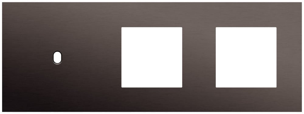 Niko Switches & Sockets Drievoudige Afdekplaat, horizontaal 71 MM centerafstand,voor een enkel