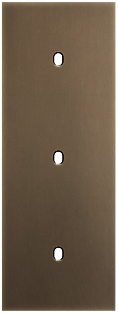 Niko Switches & Sockets Drievoudige Afdekplaat, verticaal 71 MM centerafstand, voor drie enkel