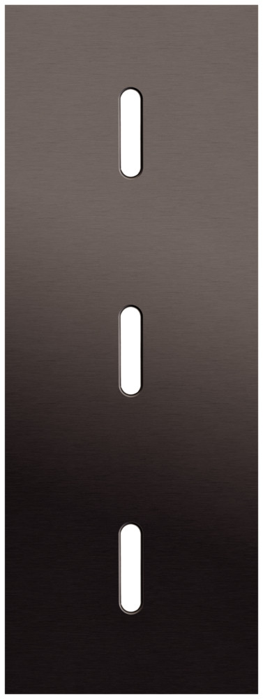 Niko Switches & Sockets Drievoudige Afdekplaat, verticaal 71 MM centerafstand, voor drie enkel