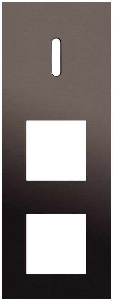 Niko Switches & Sockets Drievoudige Afdekplaat, verticaal 71 MM centerafstand, voor een enkelv