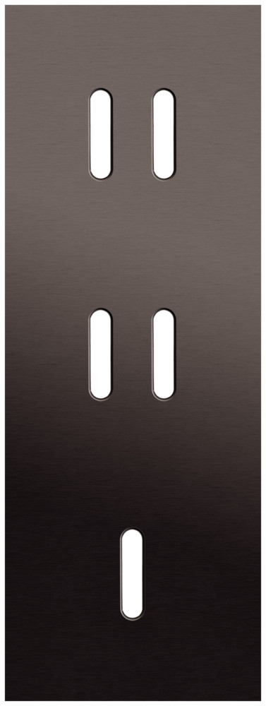 Niko Switches & Sockets Drievoudige Afdekplaat, verticaal 71 MM centerafstand, voor twee tweev