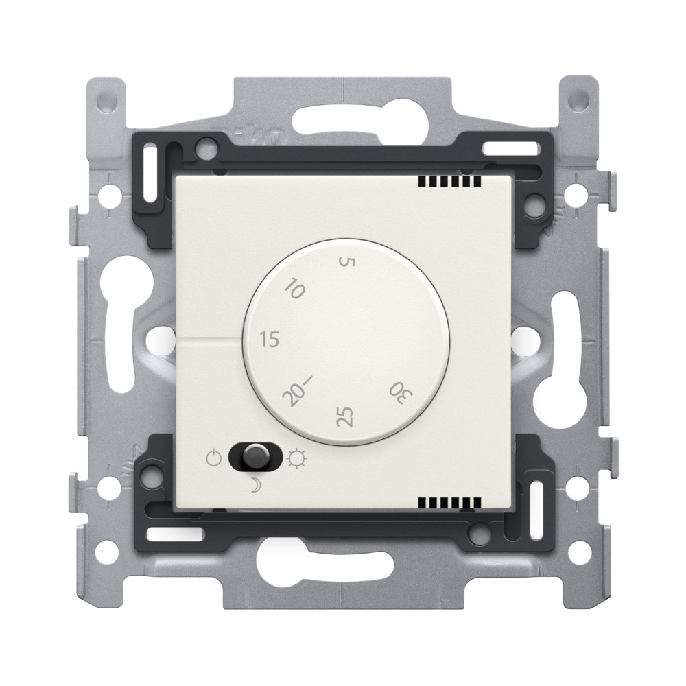Niko Switches & Sockets Elektronische Thermostaat, cotton white textured