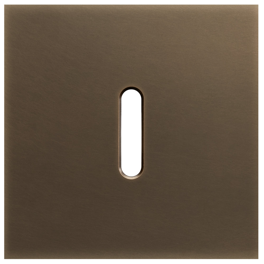 Niko Switches & Sockets Enkelvoudige Afdekplaat, voor enkelvoudige schakelfuncties, rocke