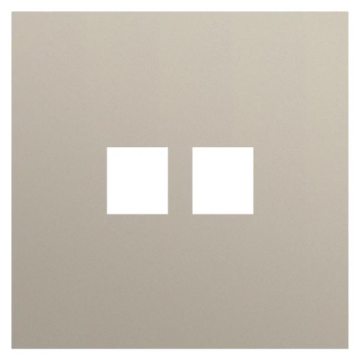 Niko Switches & Sockets Enkelvoudige Afdekplaat, voor tweevoudige RJ-aansluiting, rocker