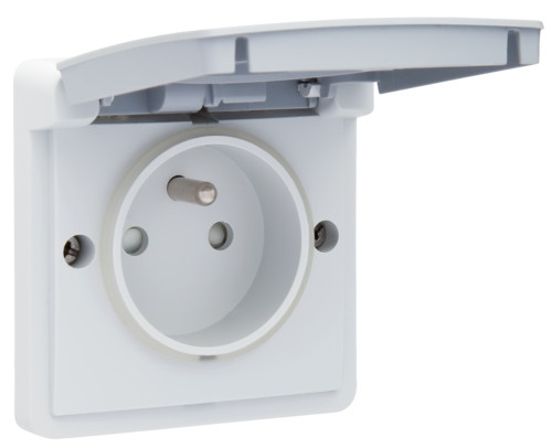 Niko Switches & Sockets Spuitwaterdicht Stopcontact 16 A met penaarde, beschermingsafsluiters