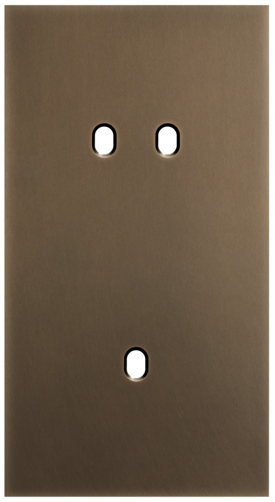Niko Switches & Sockets Tweevoudige Afdekplaat, verticaal 71 MM centerafstand, voor een tweevo