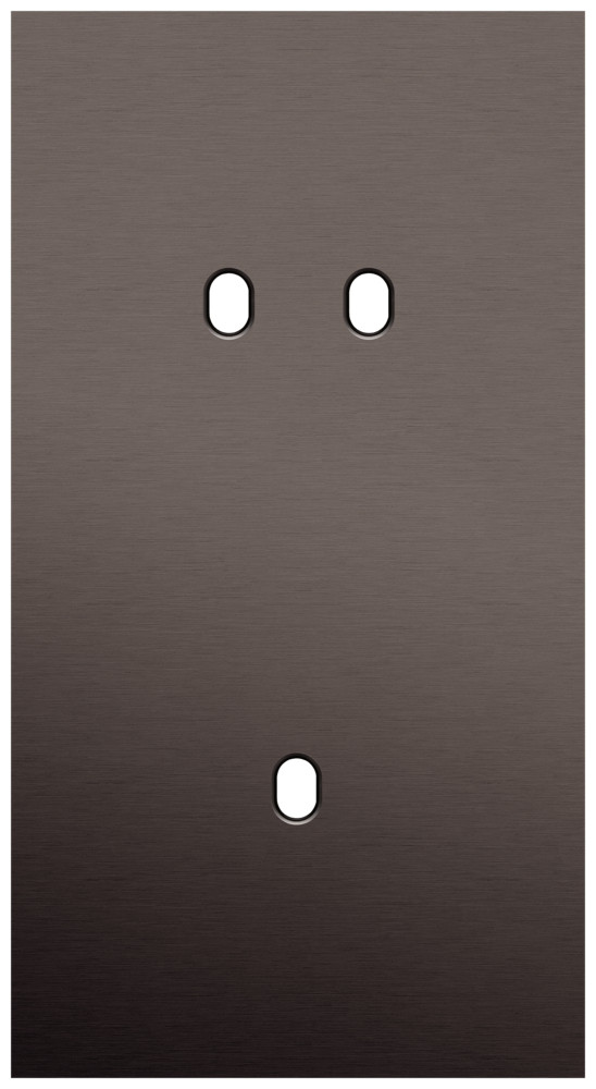 Niko Switches & Sockets Tweevoudige Afdekplaat, verticaal 71 MM centerafstand, voor een tweevo