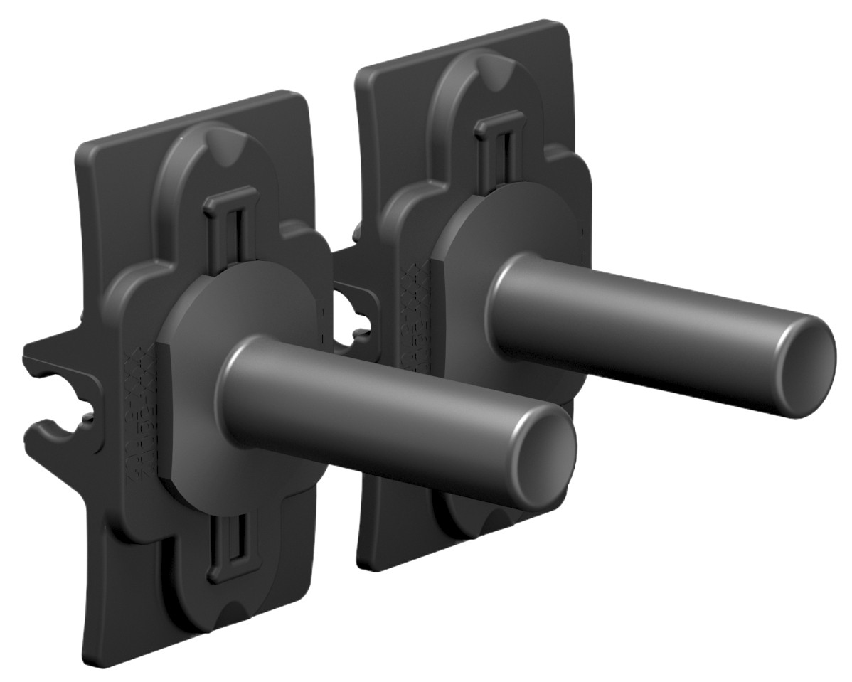 Niko Home Automation Toggle set (2 onderdelen), home control, alu black