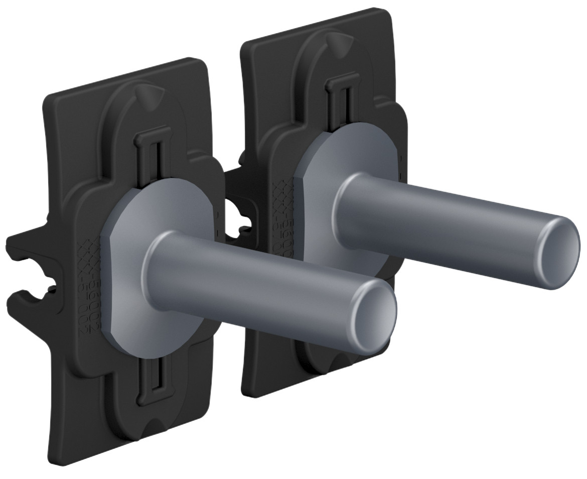 Niko Home Automation Toggle set (2 onderdelen), home control, alu blue grey