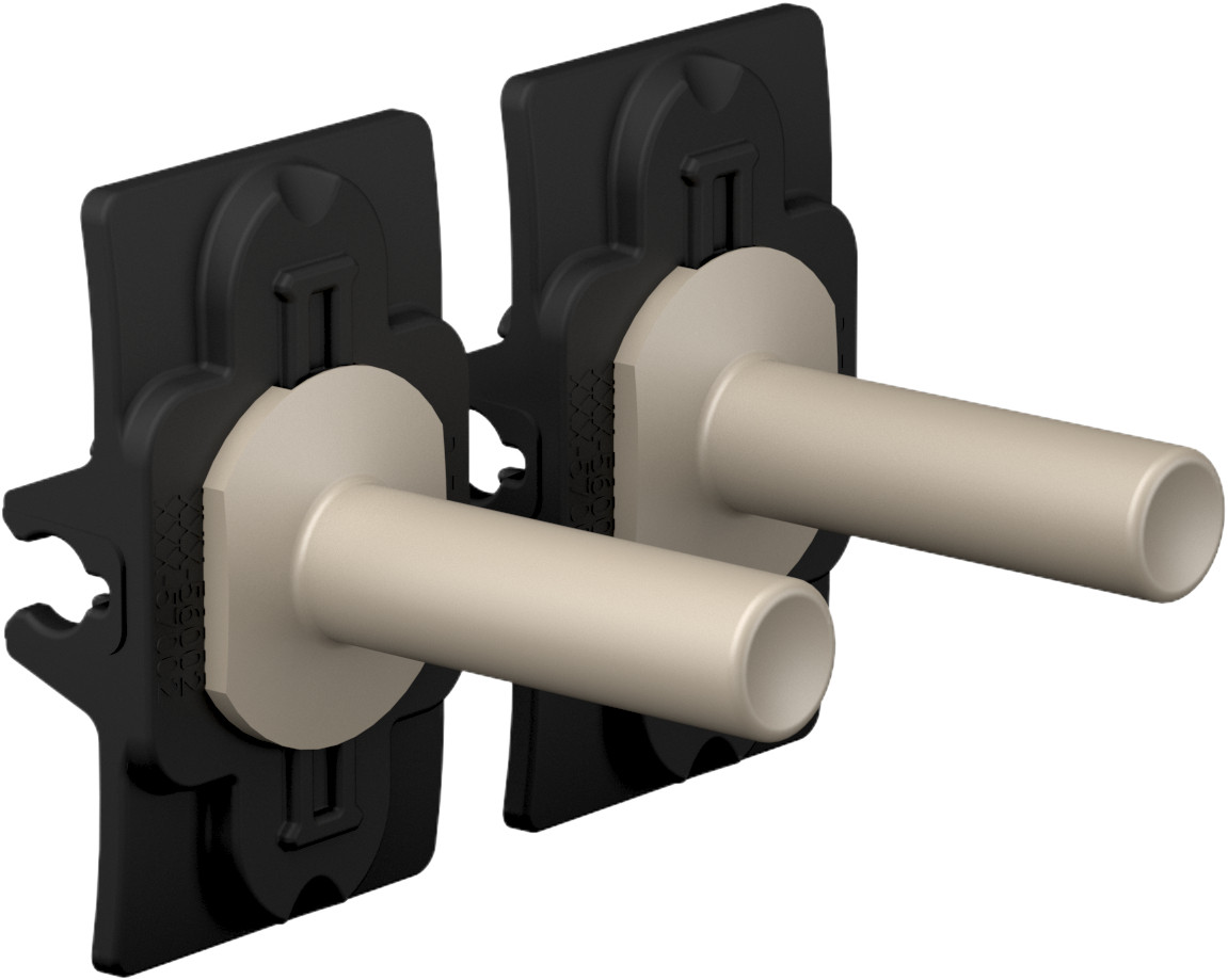 Niko Home Automation Toggle set (2 onderdelen), home control, steel champagne coa