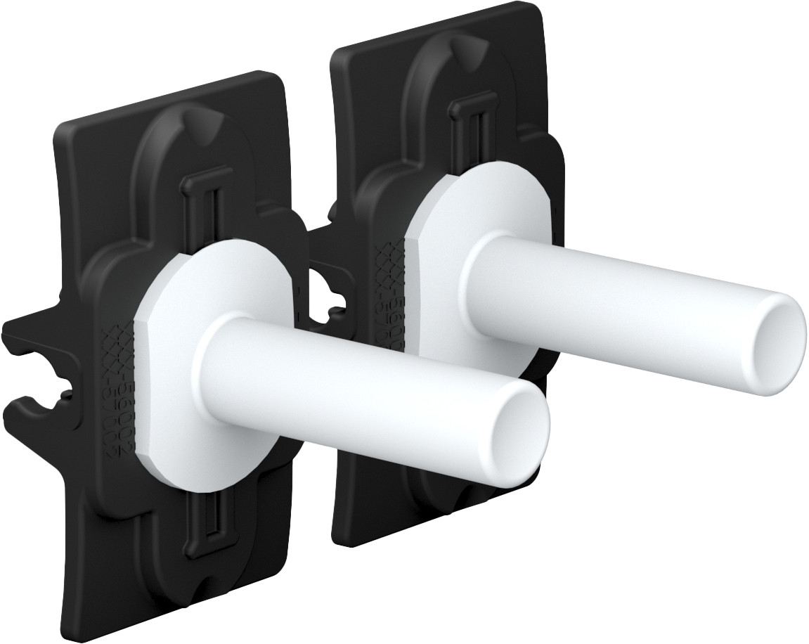 Niko Home Automation Toggle set (2 onderdelen), home control, steel white coated