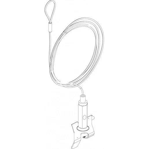 Nordic Pendelbuisophanging spanningsrail accessoire 3000MM zwart